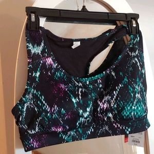 Fila Sport Racerback Sports Bra, Medium Support